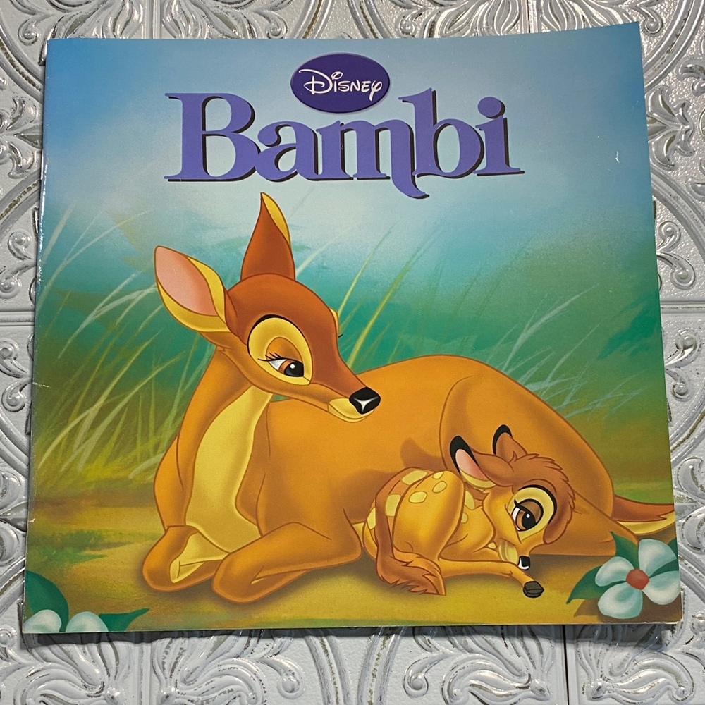 Vintage Disney Bambi Illustrated Childrens Storybook 2009